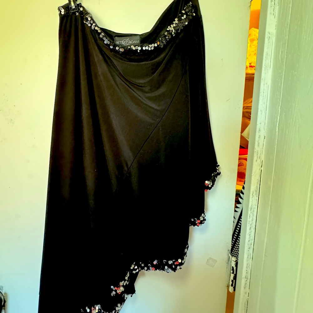 Betsy and Adam High Low Sequin Skirt